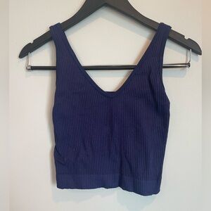 Free people navy tank top